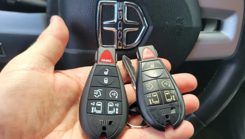 Locksmith programming a BMW key on-site in Stuart Florida