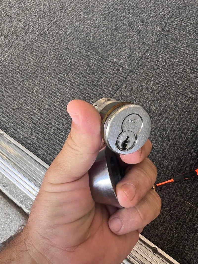 Locksmith opening a residential safe in Stuart FL