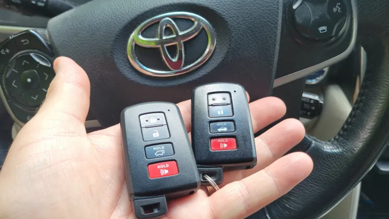 Various Toyota models serviced for key replacement in Stuart Florida